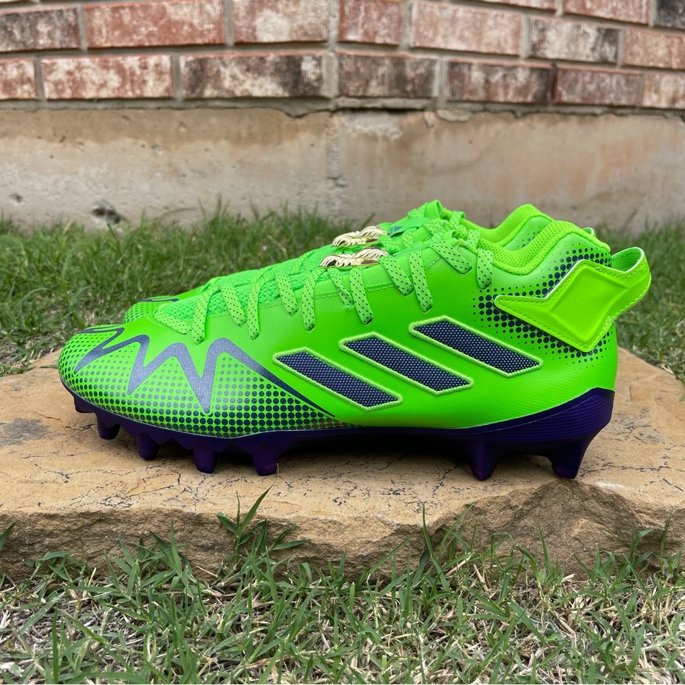 Size 12.5 - adidas Freak 22 The Hulk Football Cleats Green Purple Men’s